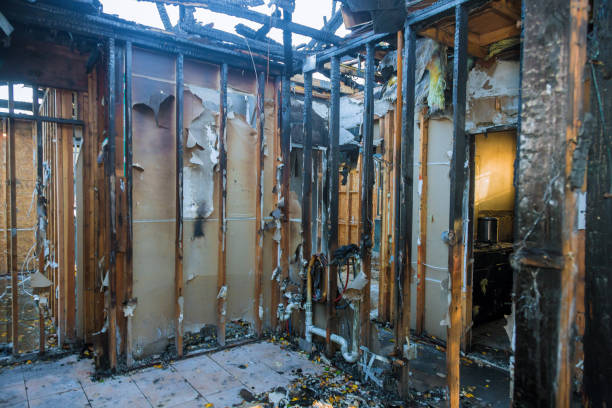 Professional Emergency Fire Cleanup technician working in Flemington, PA